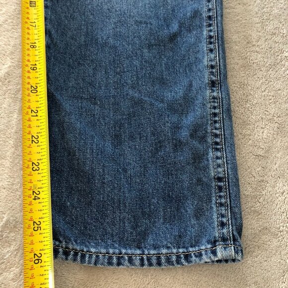 Gap Distressed Medium Wash Denim Overalls - Picture 15 of 16